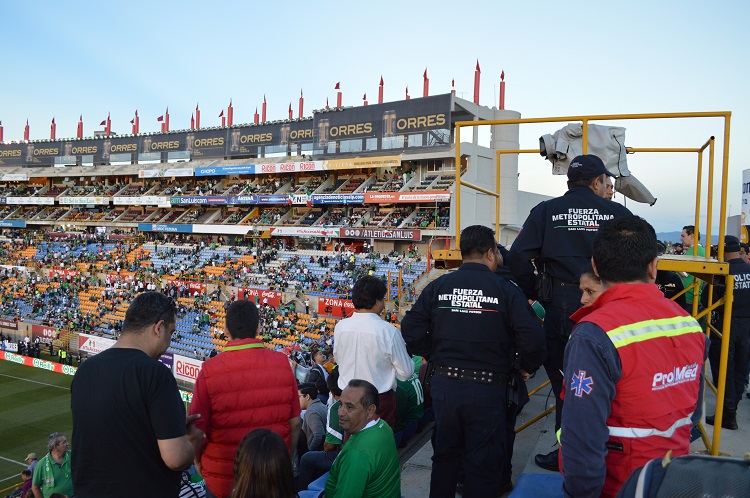 LISTO OPERATIVO DE LA SSPE EN ENCUENTRO DEPORTIVO ENTRE EL ATLÉTICO DE