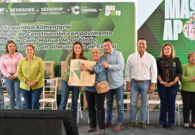 ACERCA RICARDO GALLARDO MÁS APOYO EN SEGURIDAD ALIMENTARIA A CEDRAL