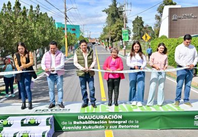 RICARDO GALLARDO ENTREGA UNA RELUCIENTE AVENIDA KUKULKÁN